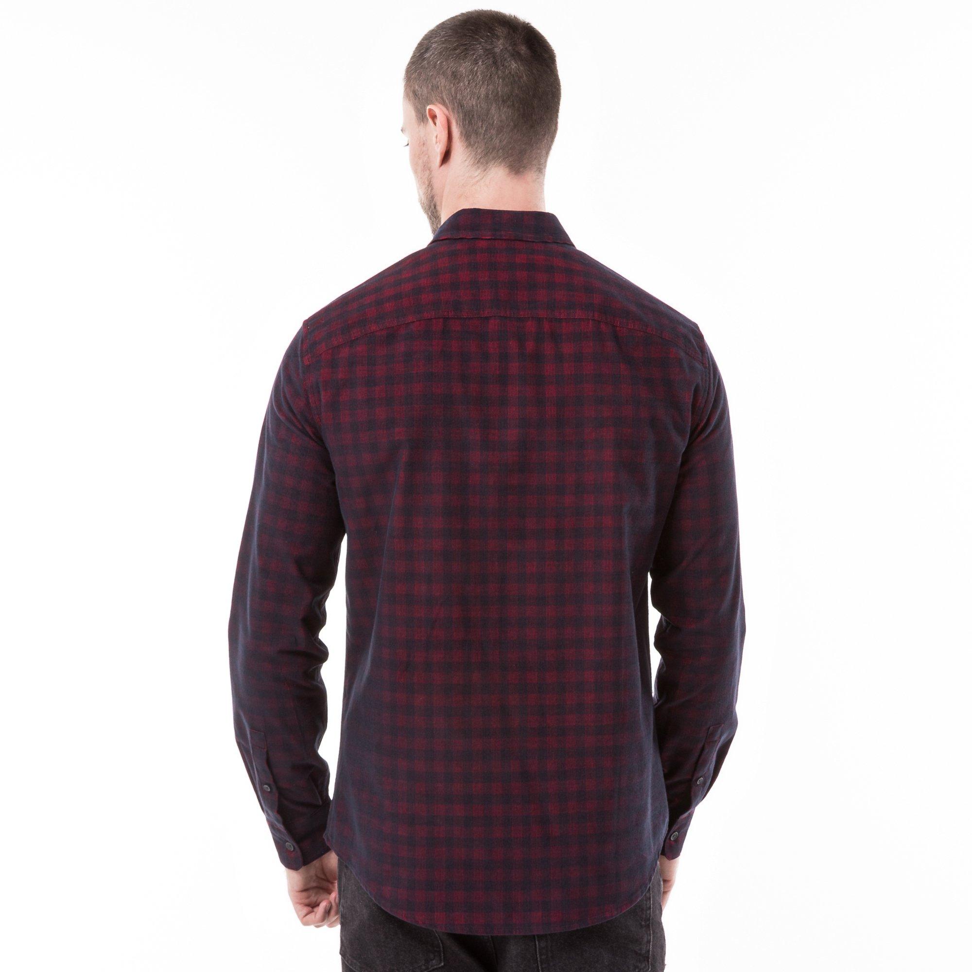 Armani Exchange Cord Hemd Karomuster Regular Fit  