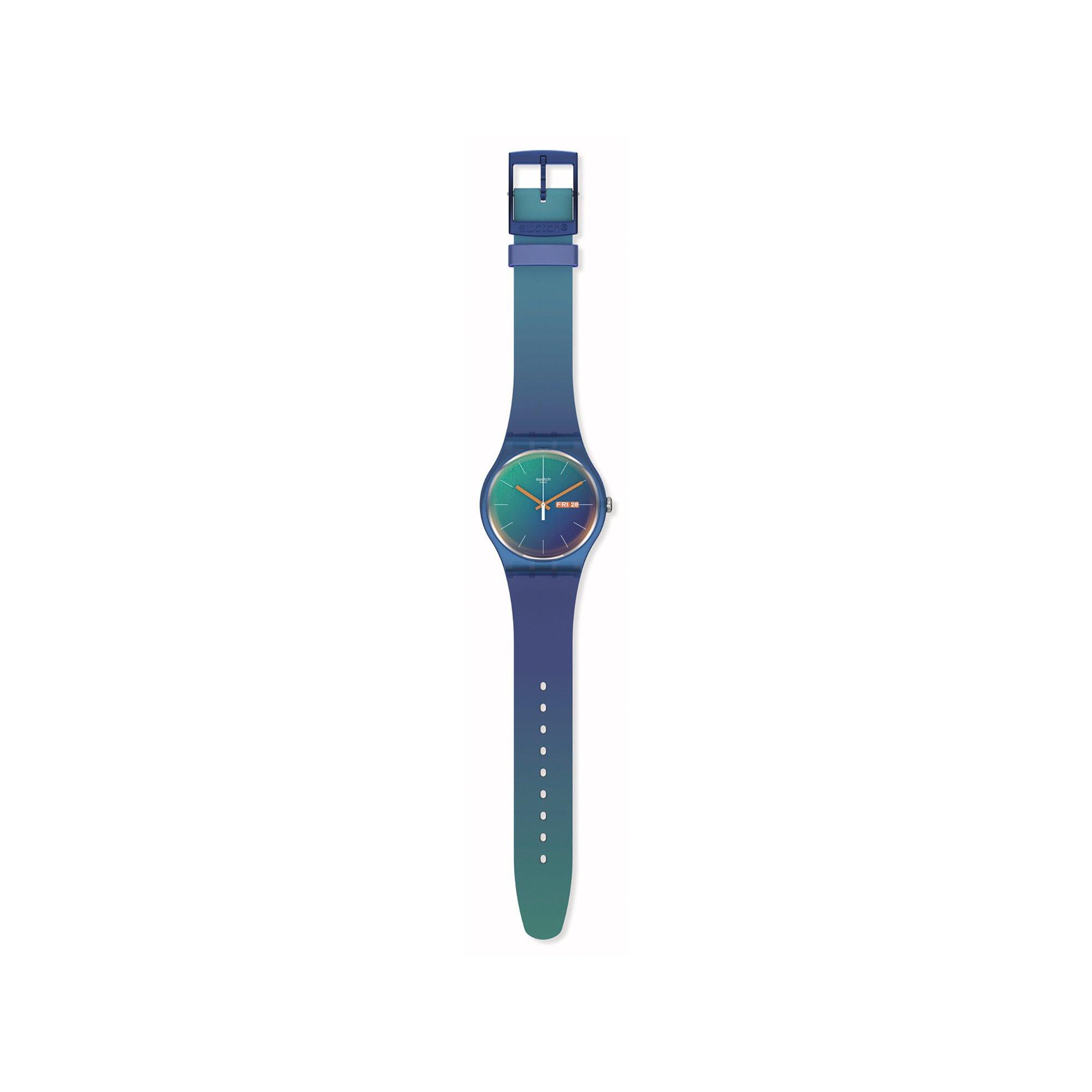 swatch FADE TO TEAL Horloge analogique 