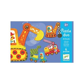 Djeco  Puzzle Duo Fahrzeuge 