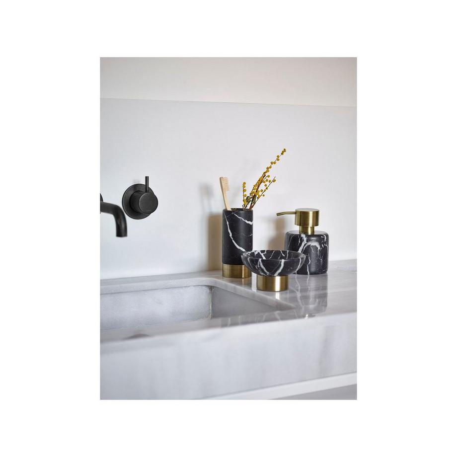 AQUANOVA Dispenser di sapone Nero 