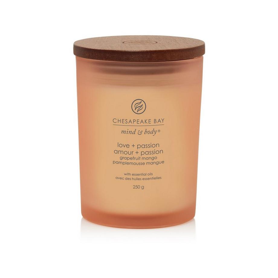 Candela profumata in vetro