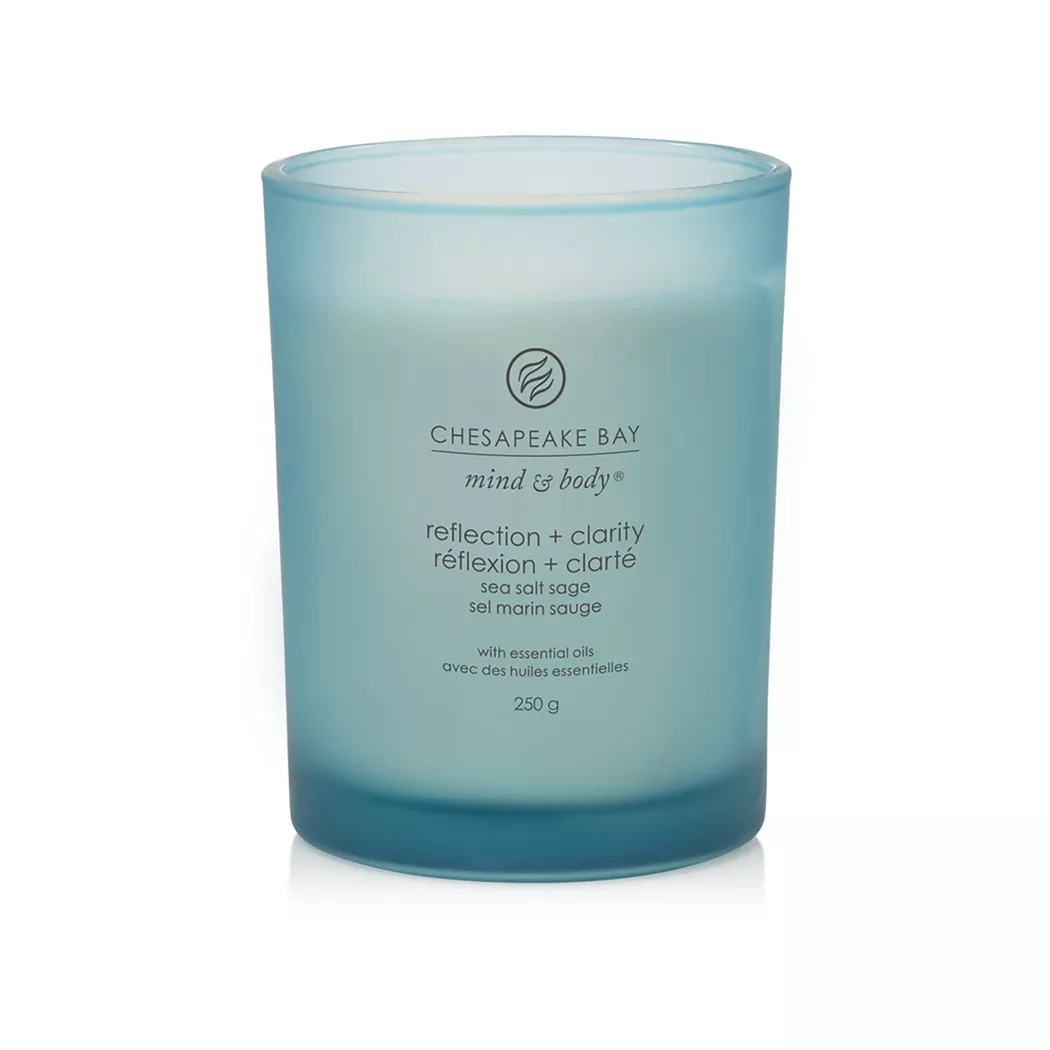 Chesapeake Bay - Duftkerze im Glas, 250g, Hellblau
