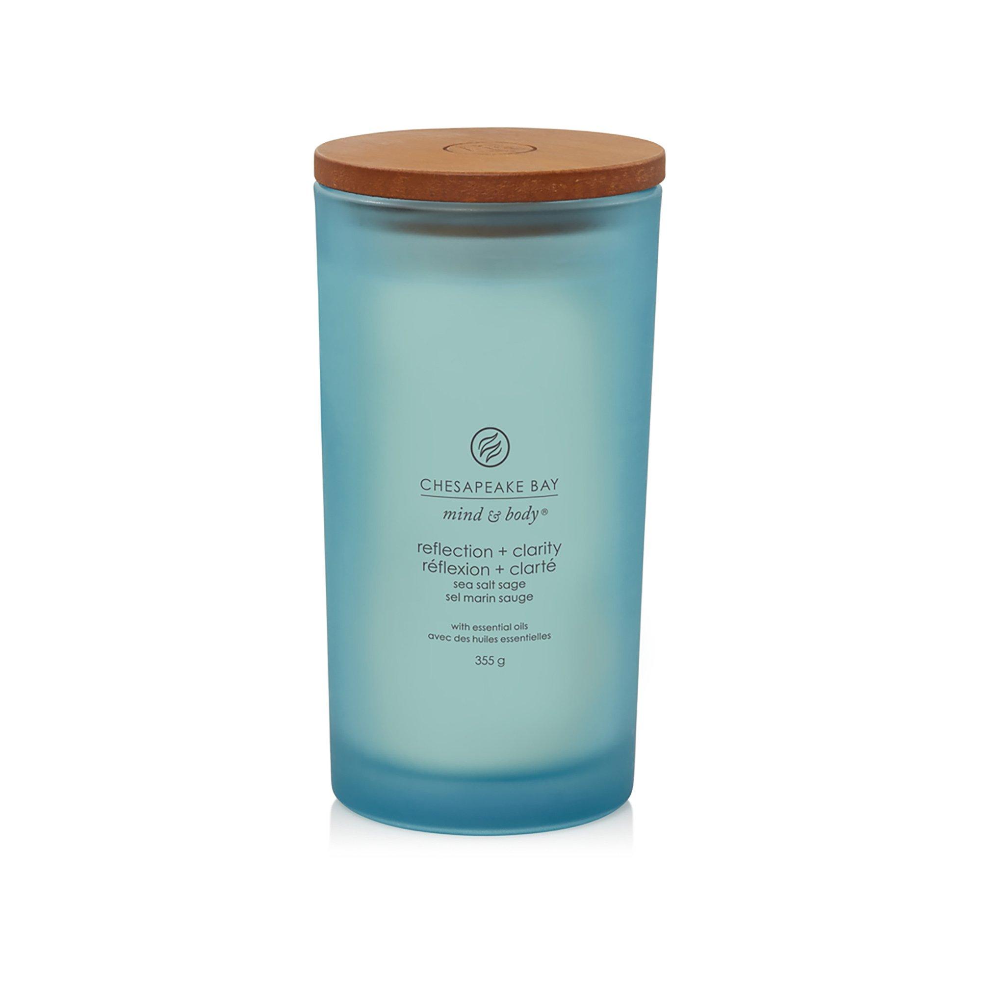 Chesapeake Bay Bougie parfumée en verre Reflection & Clarity 