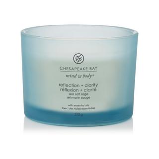 Chesapeake Bay Bougie parfumée 3 mèches en verre Reflection & Clarity 