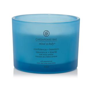Chesapeake Bay Candela profumata a 3 stoppini in vetro Confidence & Freedom 