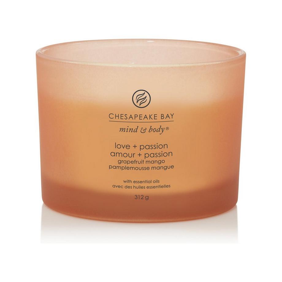 Chesapeake Bay Duftkerze 3-Docht im Glas Love & Passion 