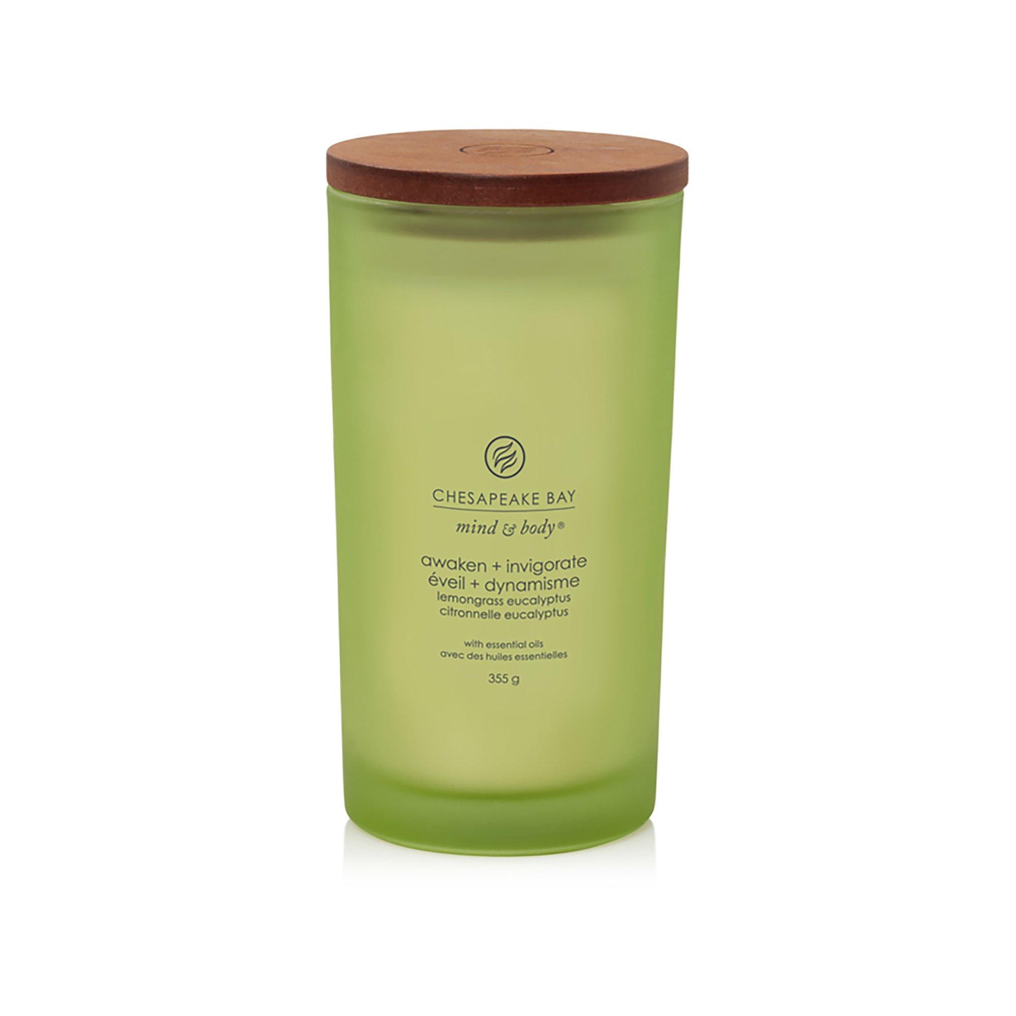 Chesapeake Bay Bougie parfumée en verre Awaken & Invigorate 