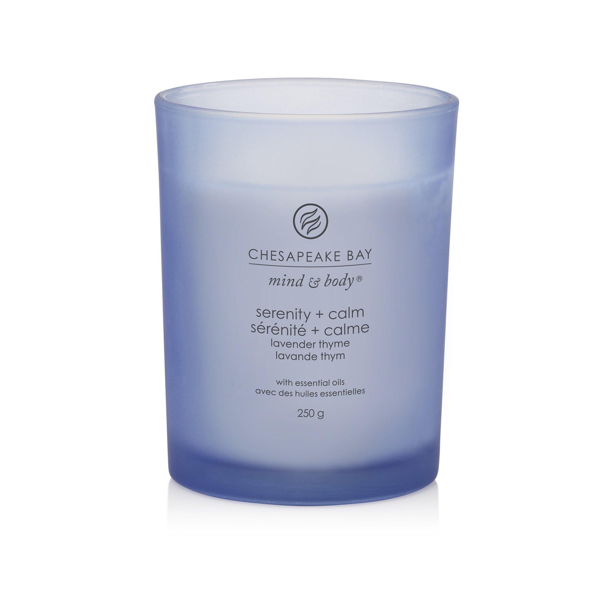 Chesapeake Bay Bougie parfumée en verre Serenity & Calm 