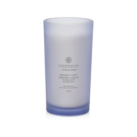 Chesapeake Bay Bougie parfumée en verre Serenity & Calm 