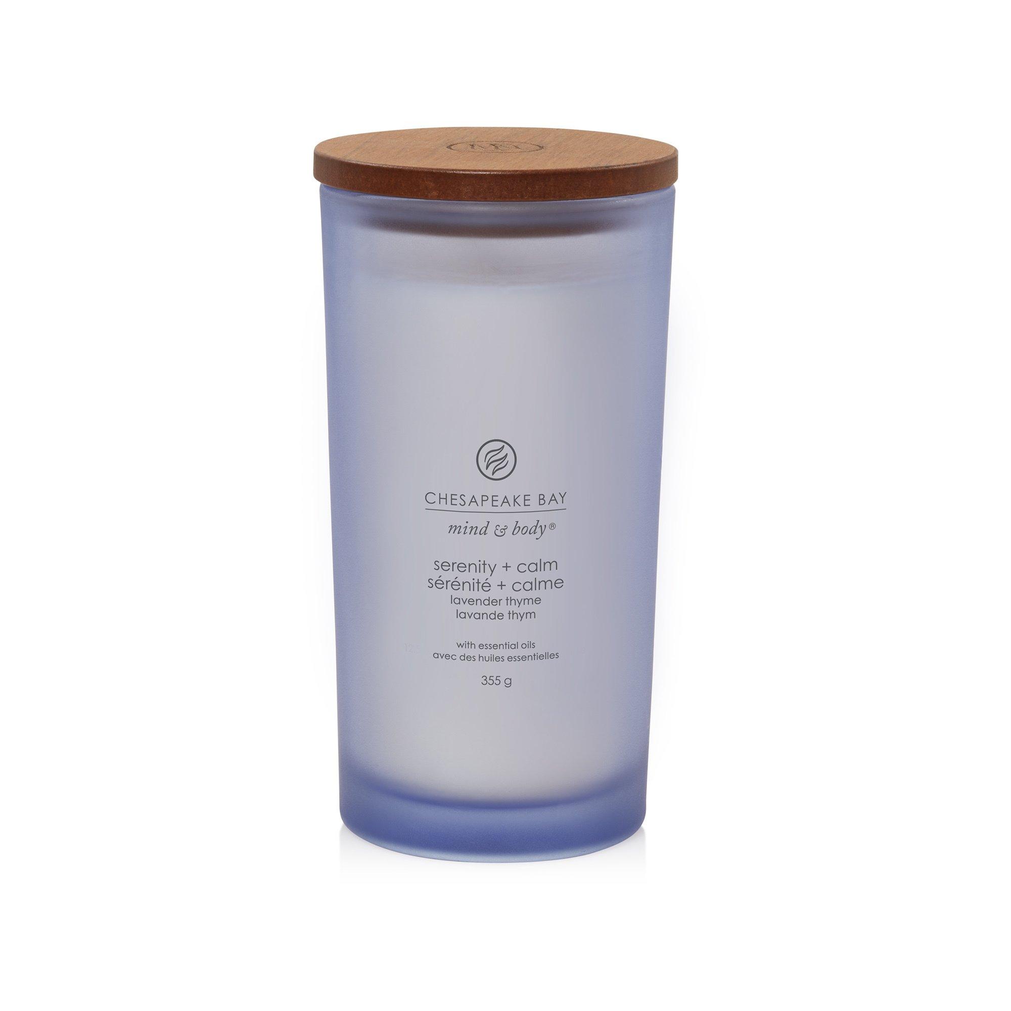 Chesapeake Bay Bougie parfumée en verre Serenity & Calm 