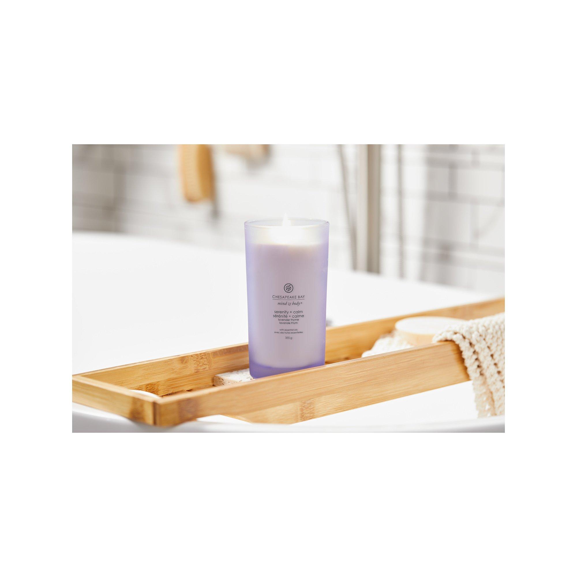 Chesapeake Bay Bougie parfumée en verre Serenity & Calm 