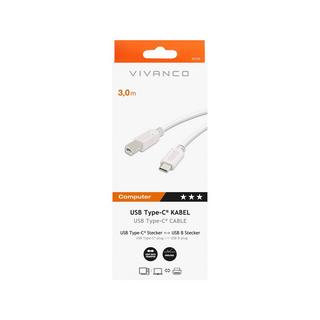 VIVANCO USB-C câble d'imprimante Câble USB 