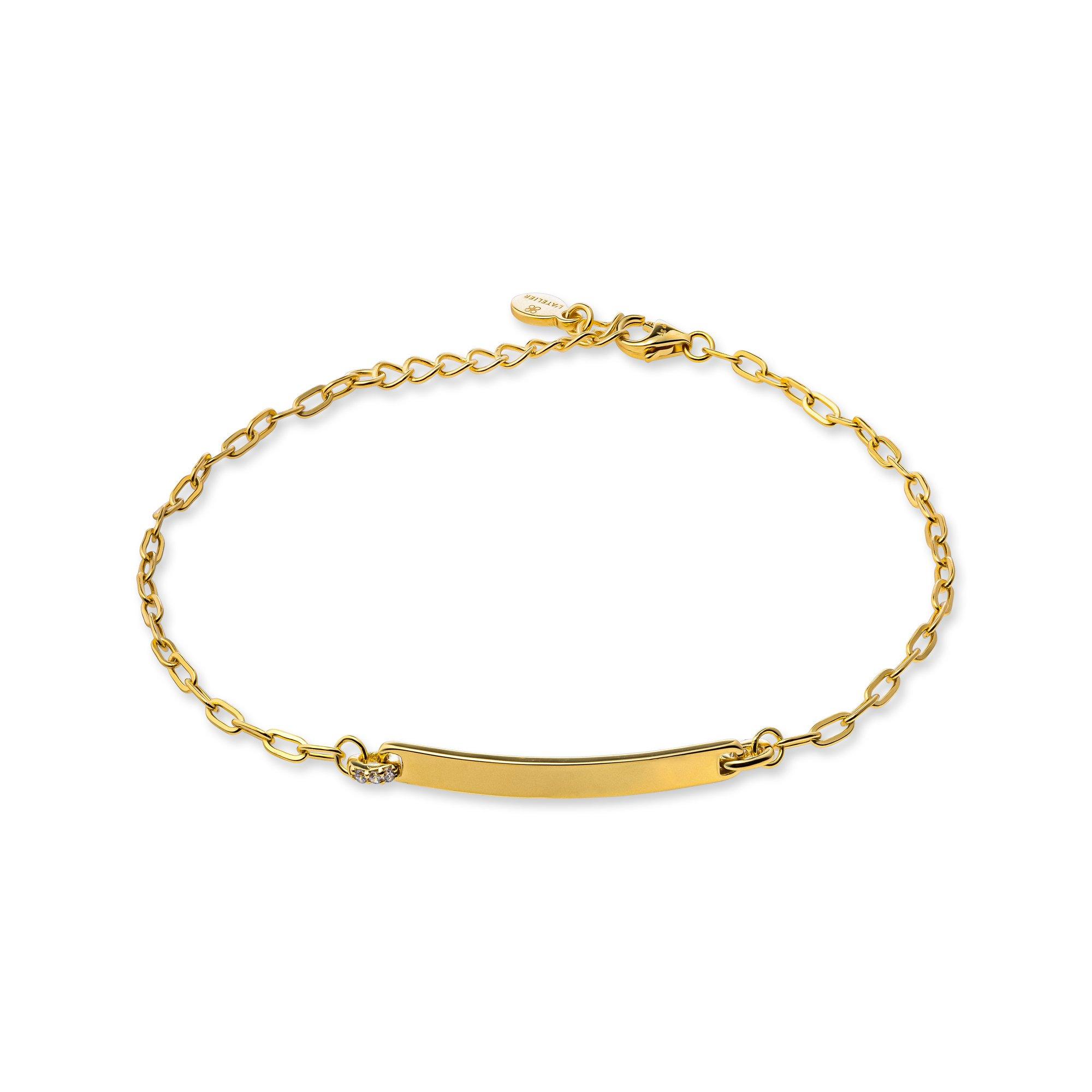 Image of Armband Damen Goldfarben 21cm