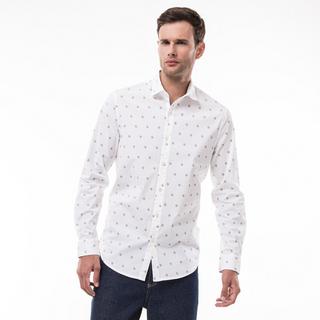 GUESS Chemise manches longues Slim Fit avec col Kent  