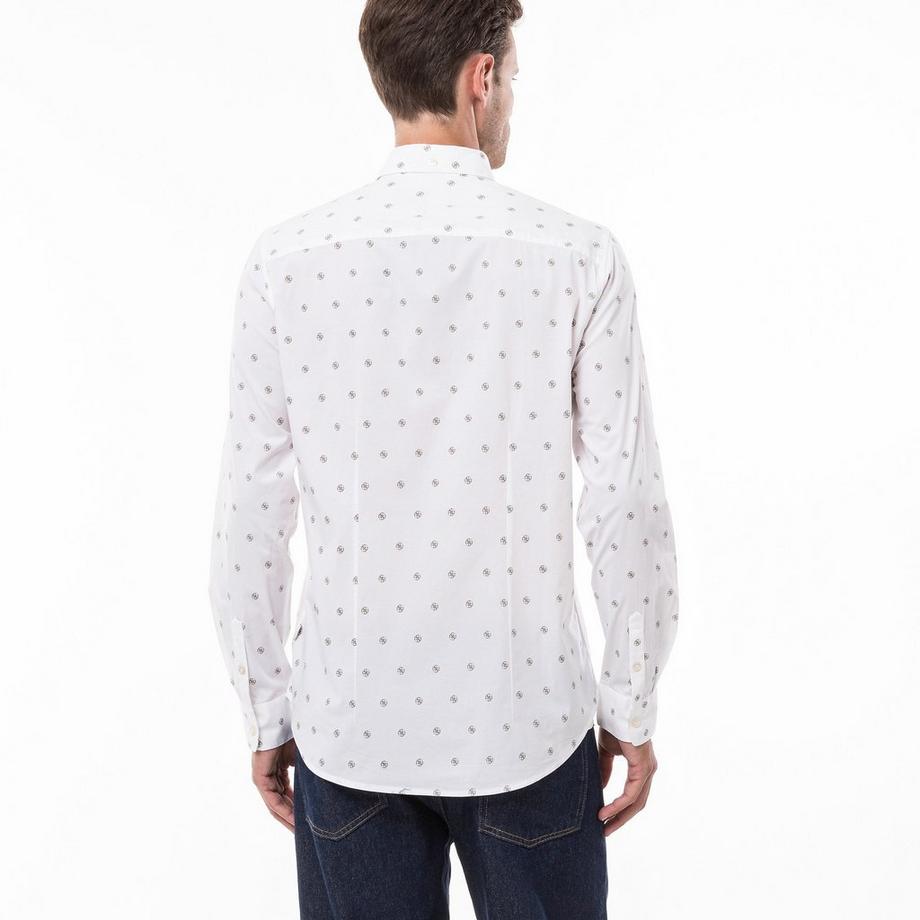 GUESS Langarm Slim Fit Hemd mit Kentkragen  