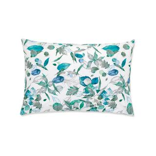 FAZZINI Federa in raso con stampa a foglie  