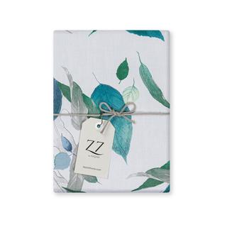 FAZZINI Blattmuster Satin Kissenbezug  