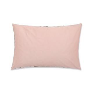 FAZZINI Federa in raso con stampa a foglie  