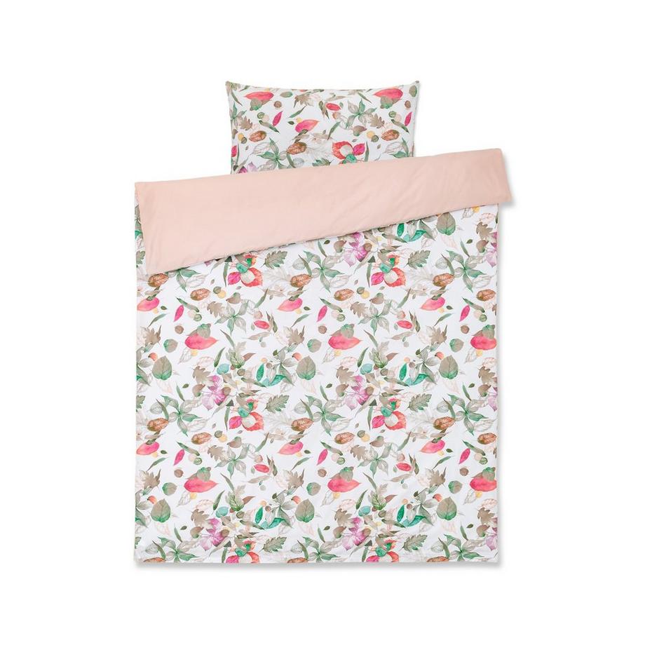 FAZZINI Blätterdruck Satin Kissenbezug  