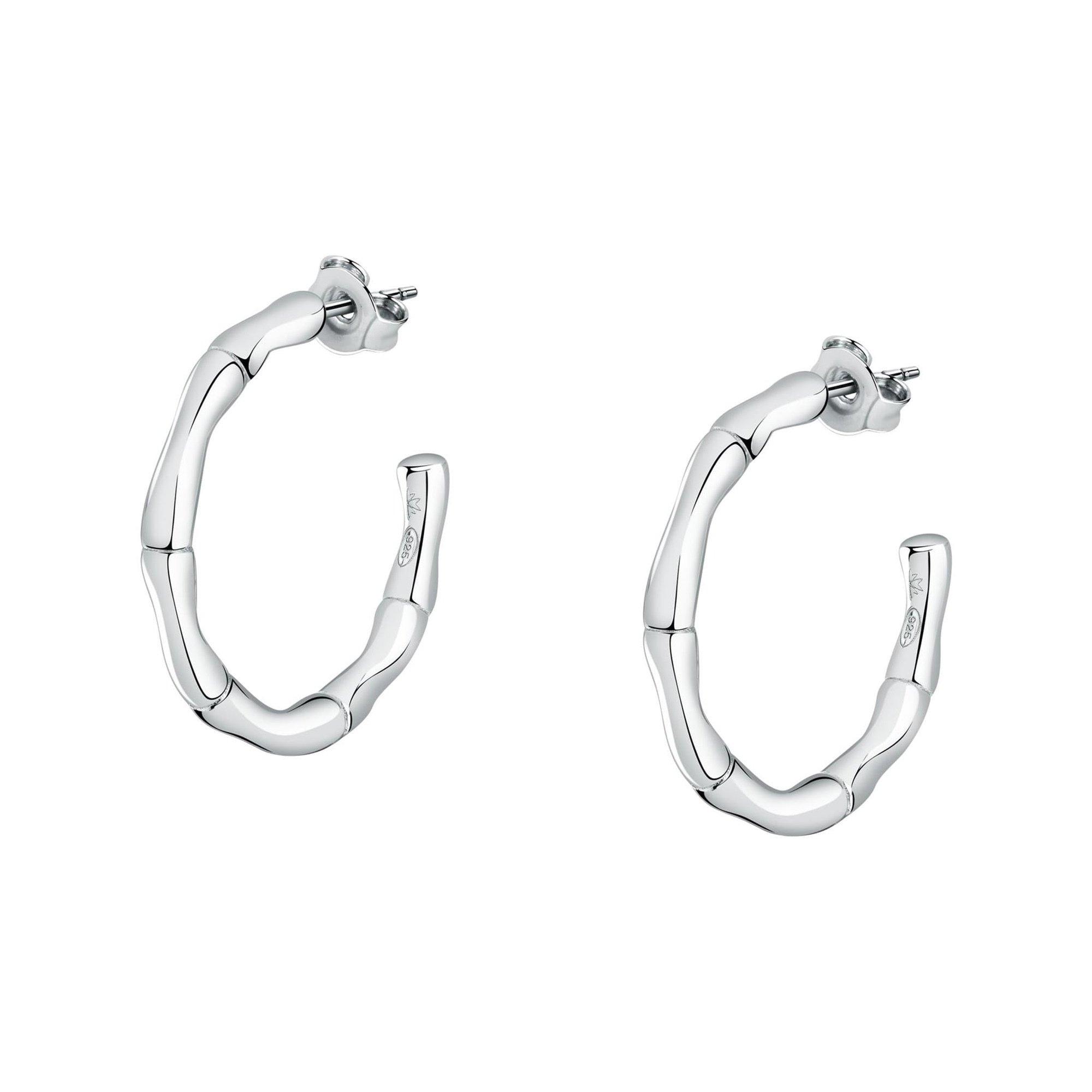 Image of Ohrringe Damen Silber 21mm