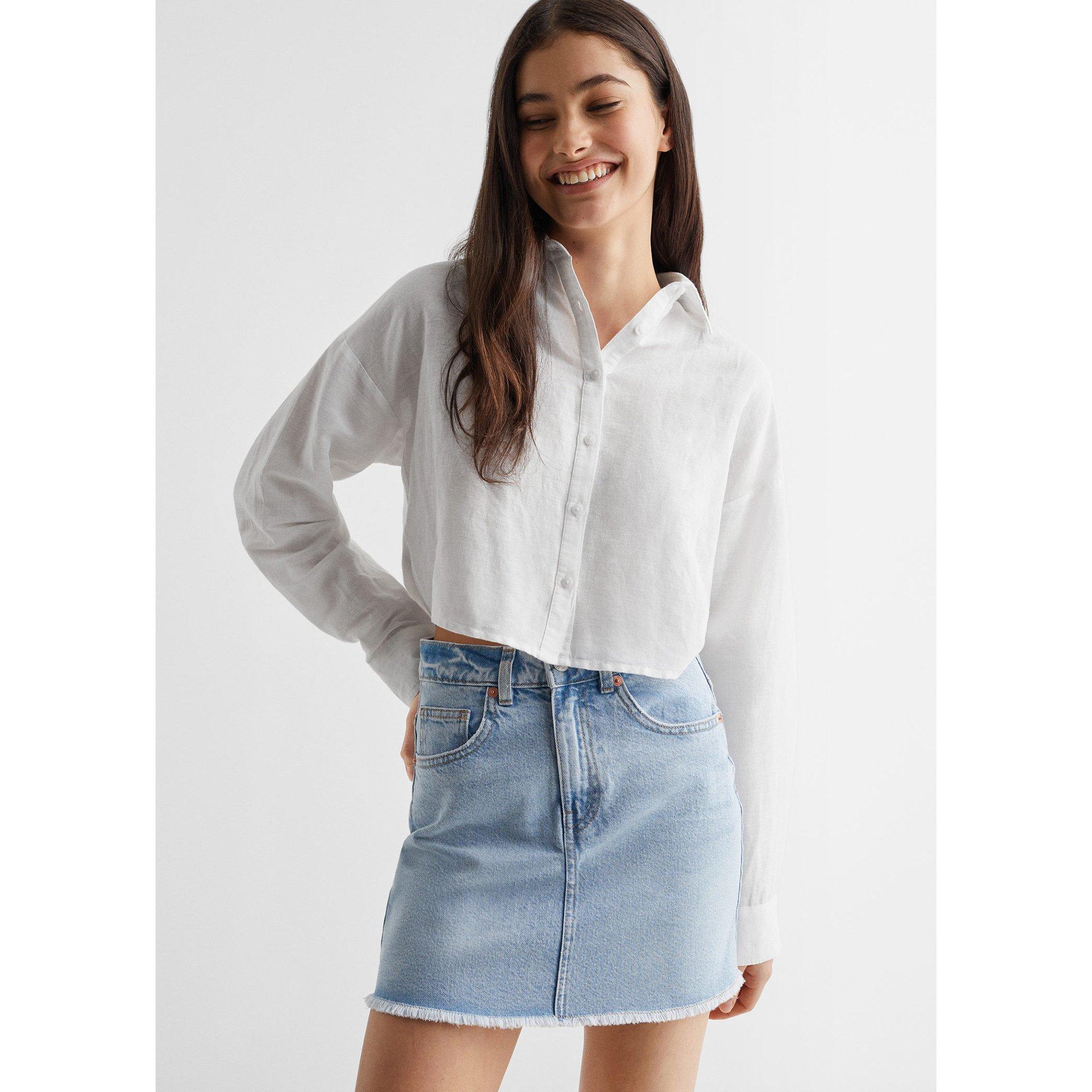 Image of Hemd, Langarm Mädchen Offwhite S