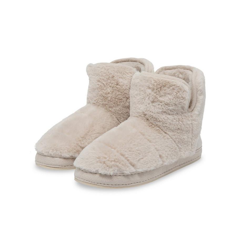 Manor Woman Plush Boots animla print Hausschuhe 