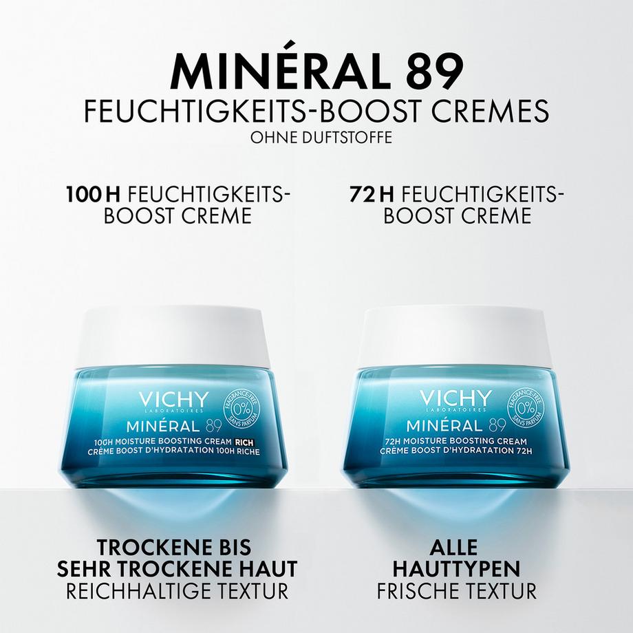 VICHY Mineral 89 Gesichtscreme Minéral 89 Crema senza profumo  