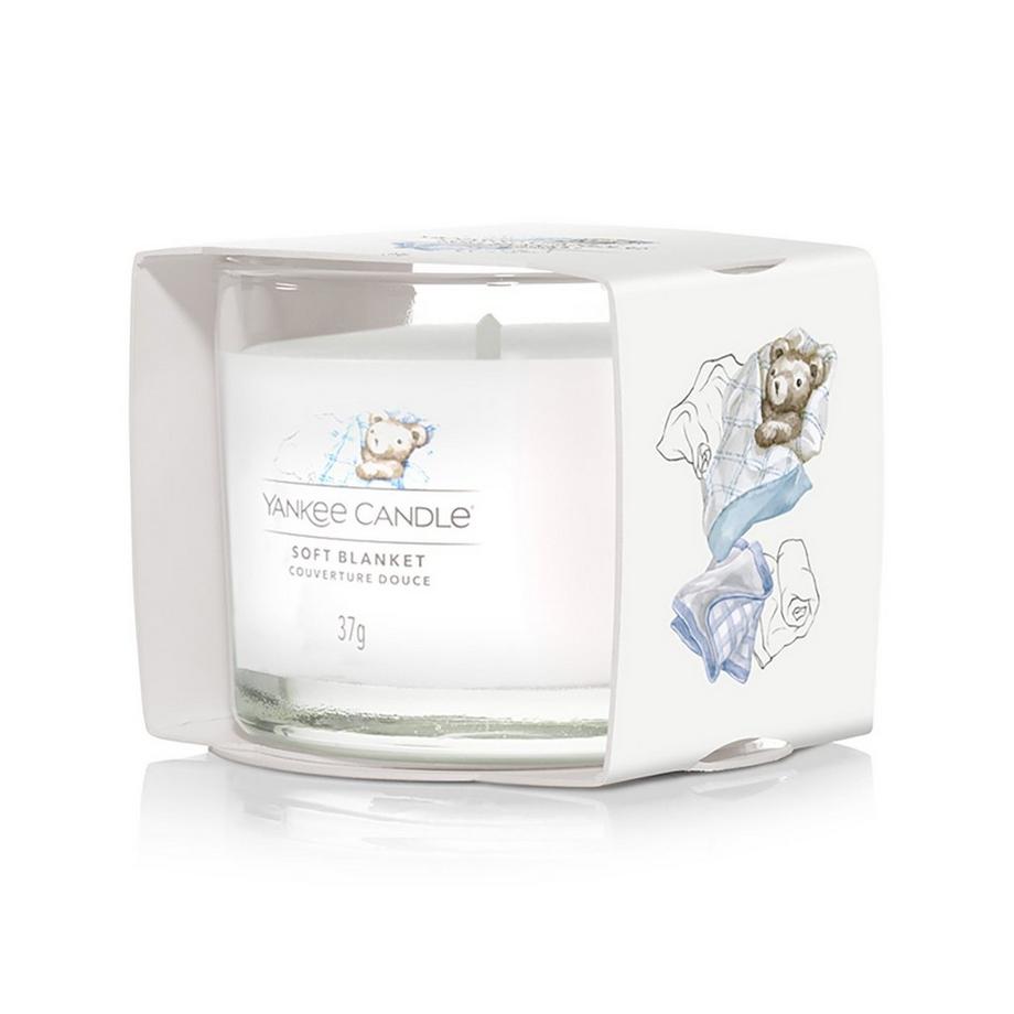 Yankee Candle Signature Bougie parfumée en verre Soft Blanket 