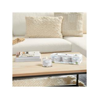 Yankee Candle Signature Bougie parfumée en verre Clean Cotton 