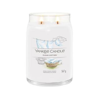 Yankee Candle Signature Duftkerze im Glas Clean Cotton 