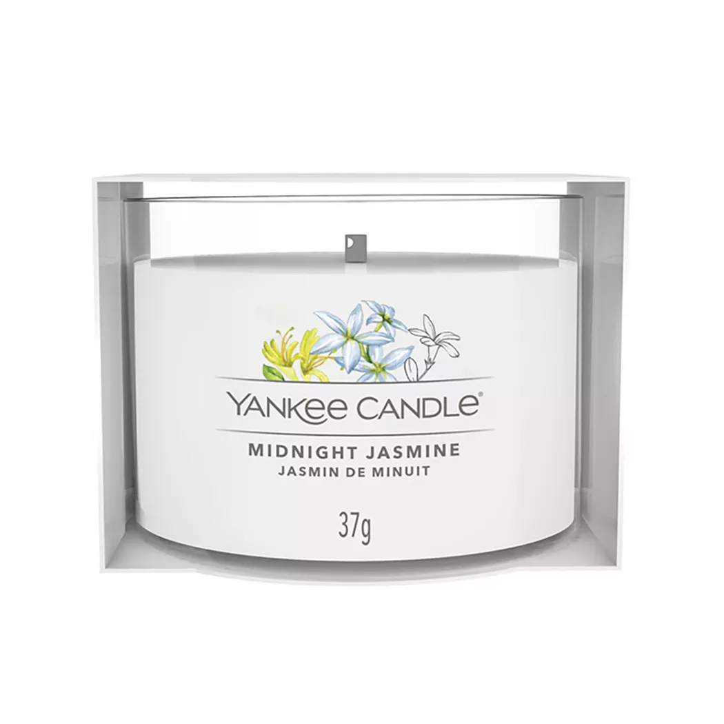 Yankee Candle Signature - Duftkerze im Glas, 37g, Weiss