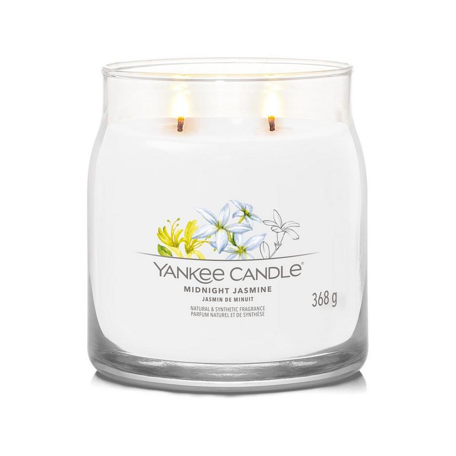 Yankee Candle Signature Duftkerze im Glas Midnight Jasmine 