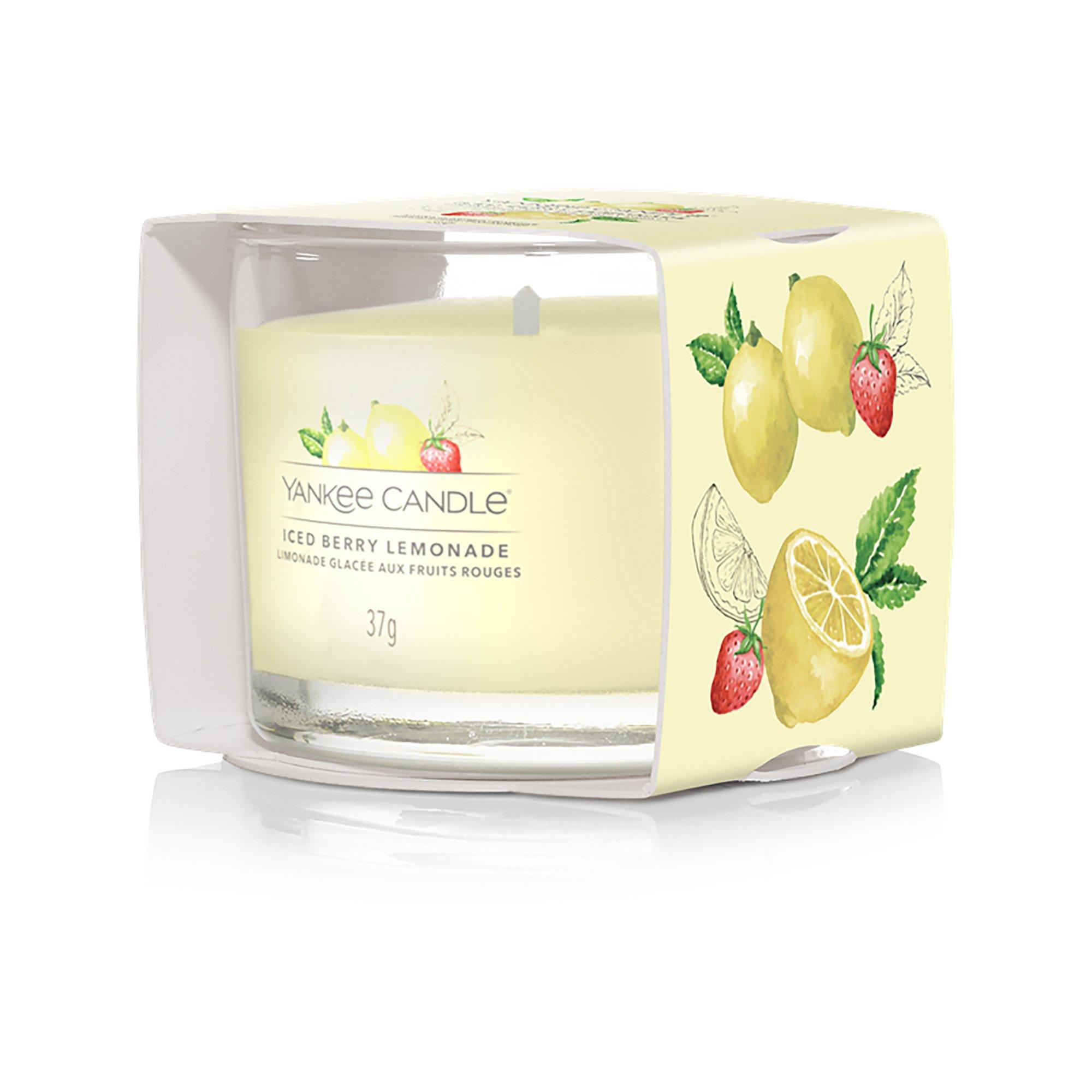 Yankee Candle Signature Duftkerze im Glas Iced Berry Lemonade 