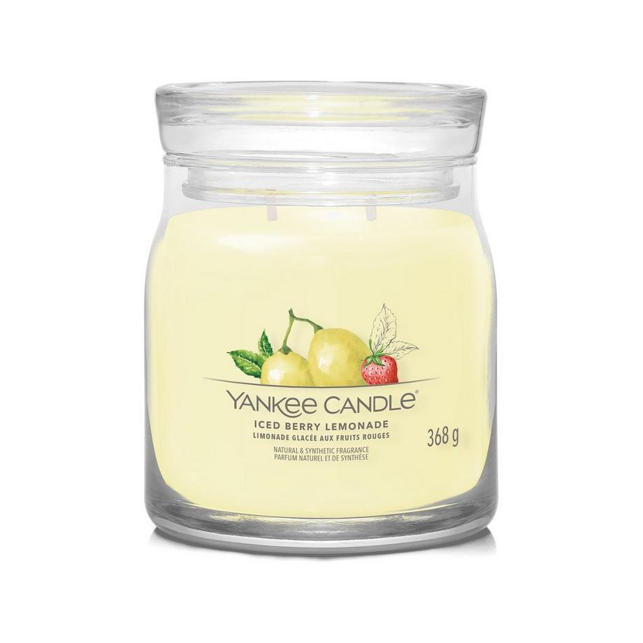 Yankee Candle Signature Candela profumata in vetro Iced Berry Lemonade 