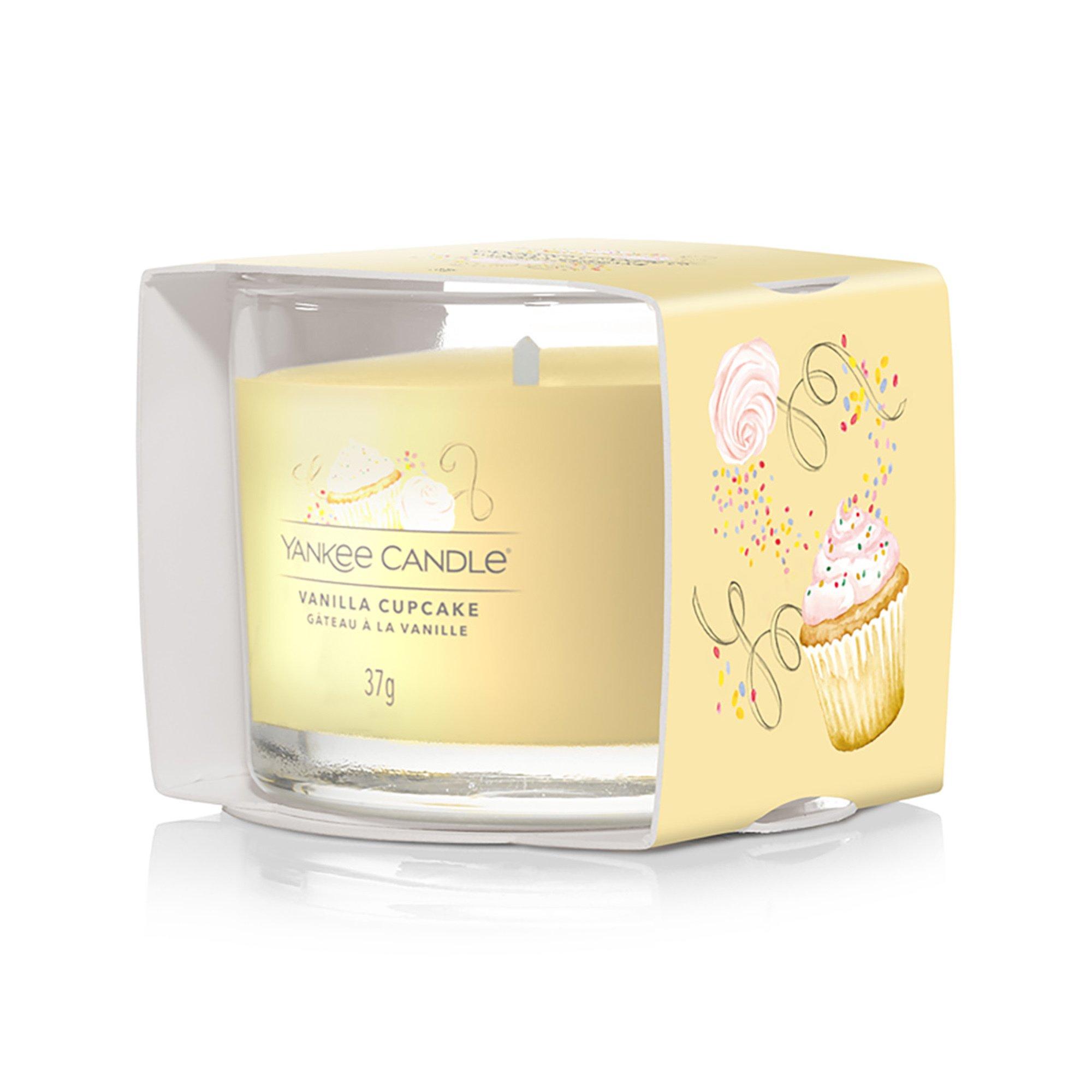 Yankee Candle Signature Bougie parfumée en verre Vanilla Cupcake 