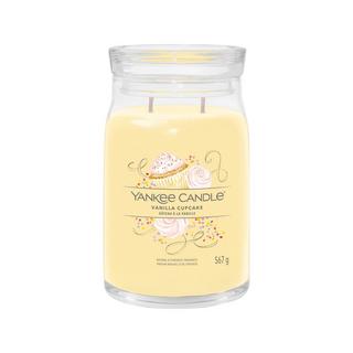 Yankee Candle Signature Candela profumata in vetro Vanilla Cupcake 