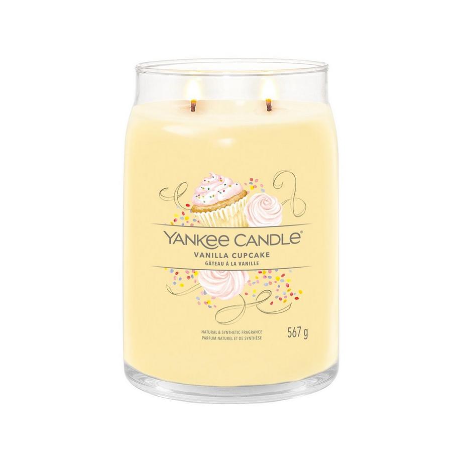 Yankee Candle Signature Duftkerze im Glas Vanilla Cupcake 