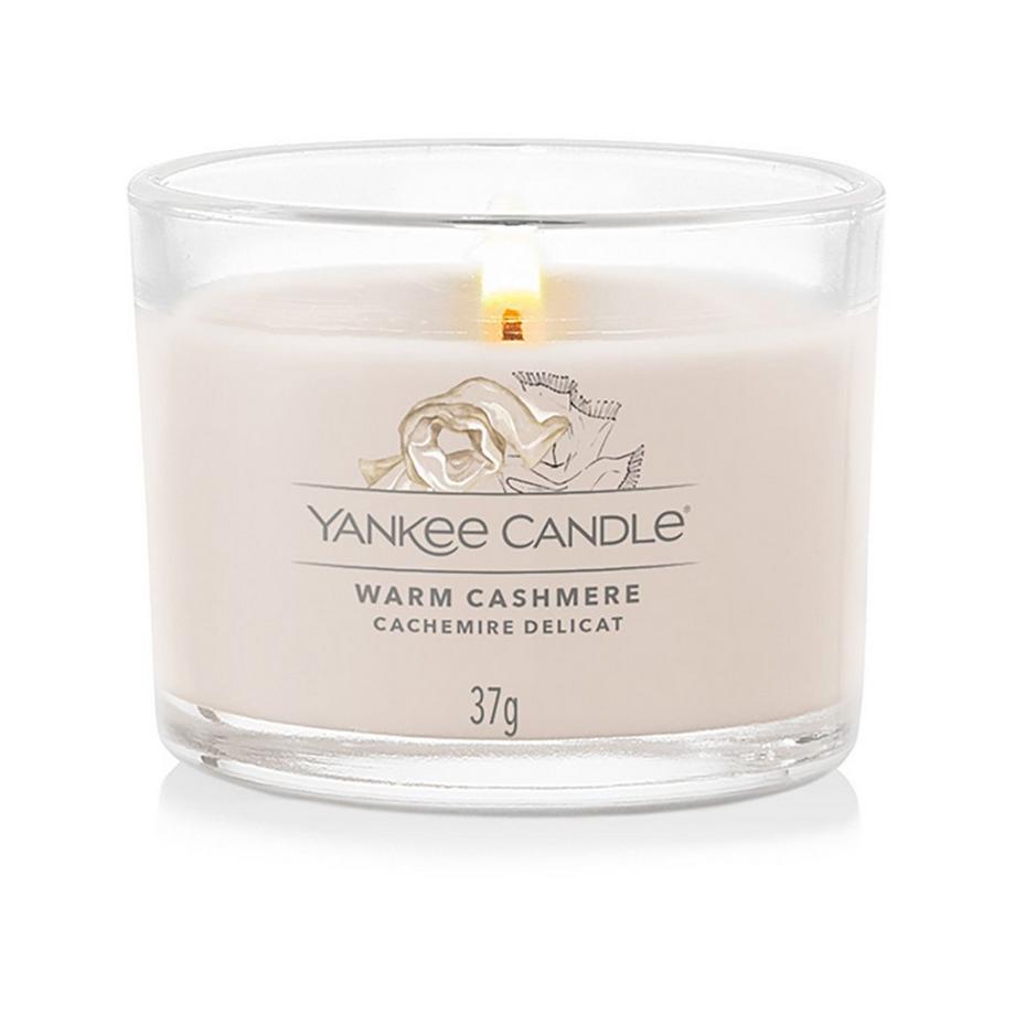 Yankee Candle Signature Bougie parfumée en verre Warm Cashmere 