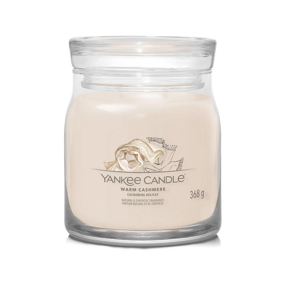 Yankee Candle Signature Duftkerze im Glas Warm Cashmere 