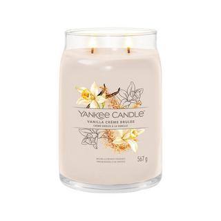 Yankee Candle Signature Candela profumata in vetro Vanilla Crème Brûlée 