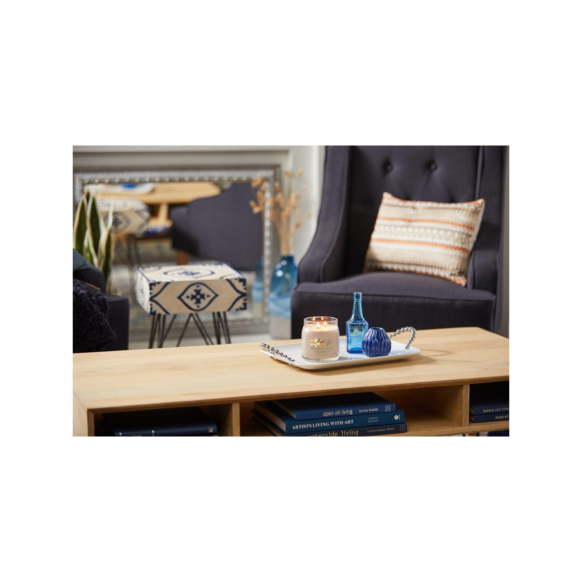 Yankee Candle Signature Bougie parfumée en verre Vanilla Crème Brûlée 