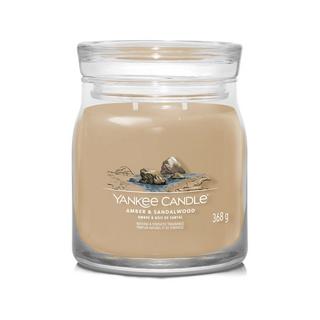 Yankee Candle Signature Duftkerze im Glas Amber & Sandalwood 