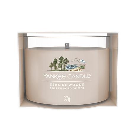 Yankee Candle Signature Bougie parfumée en verre Seaside Woods 