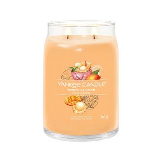 Yankee Candle Signature Bougie parfumée en verre Mango Ice Cream 