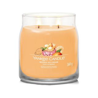 Yankee Candle Signature Bougie parfumée en verre Mango Ice Cream 