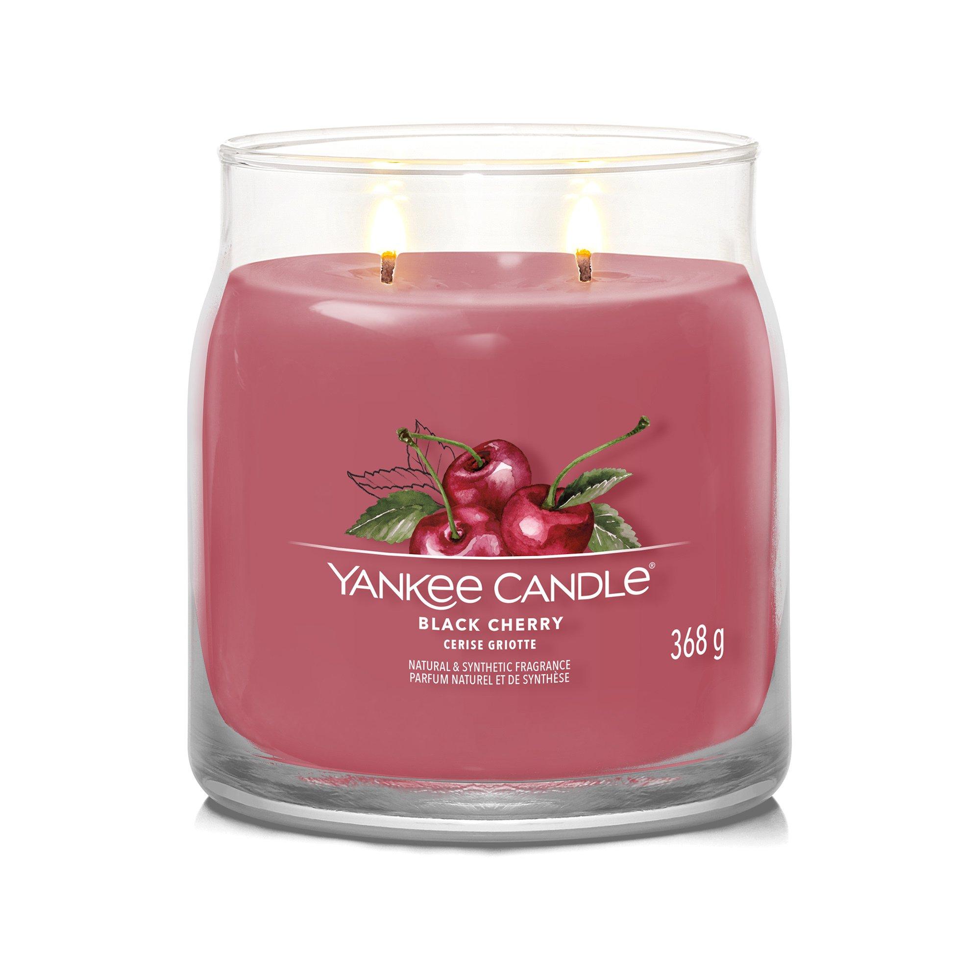 Yankee Candle Signature Duftkerze im Glas Black Cherry 