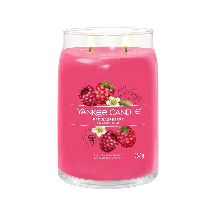 Yankee Candle Signature Duftkerze im Glas Red Raspberry 