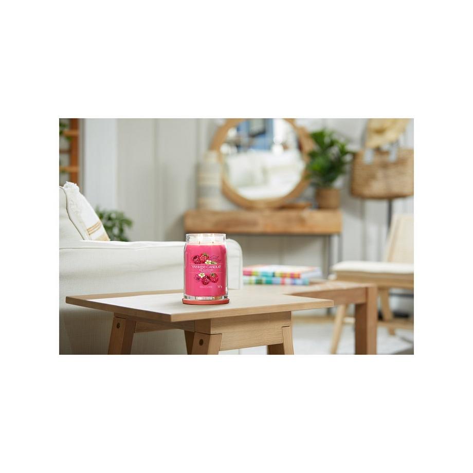 Yankee Candle Signature Duftkerze im Glas Red Raspberry 