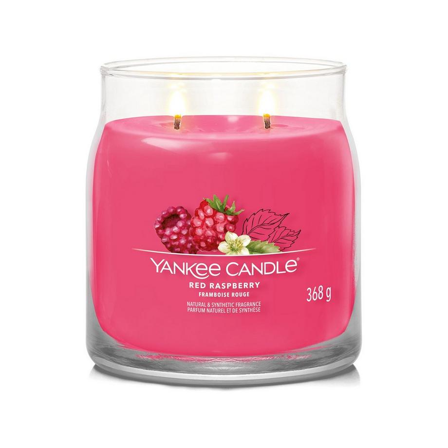 Yankee Candle Signature Duftkerze im Glas Red Raspberry 