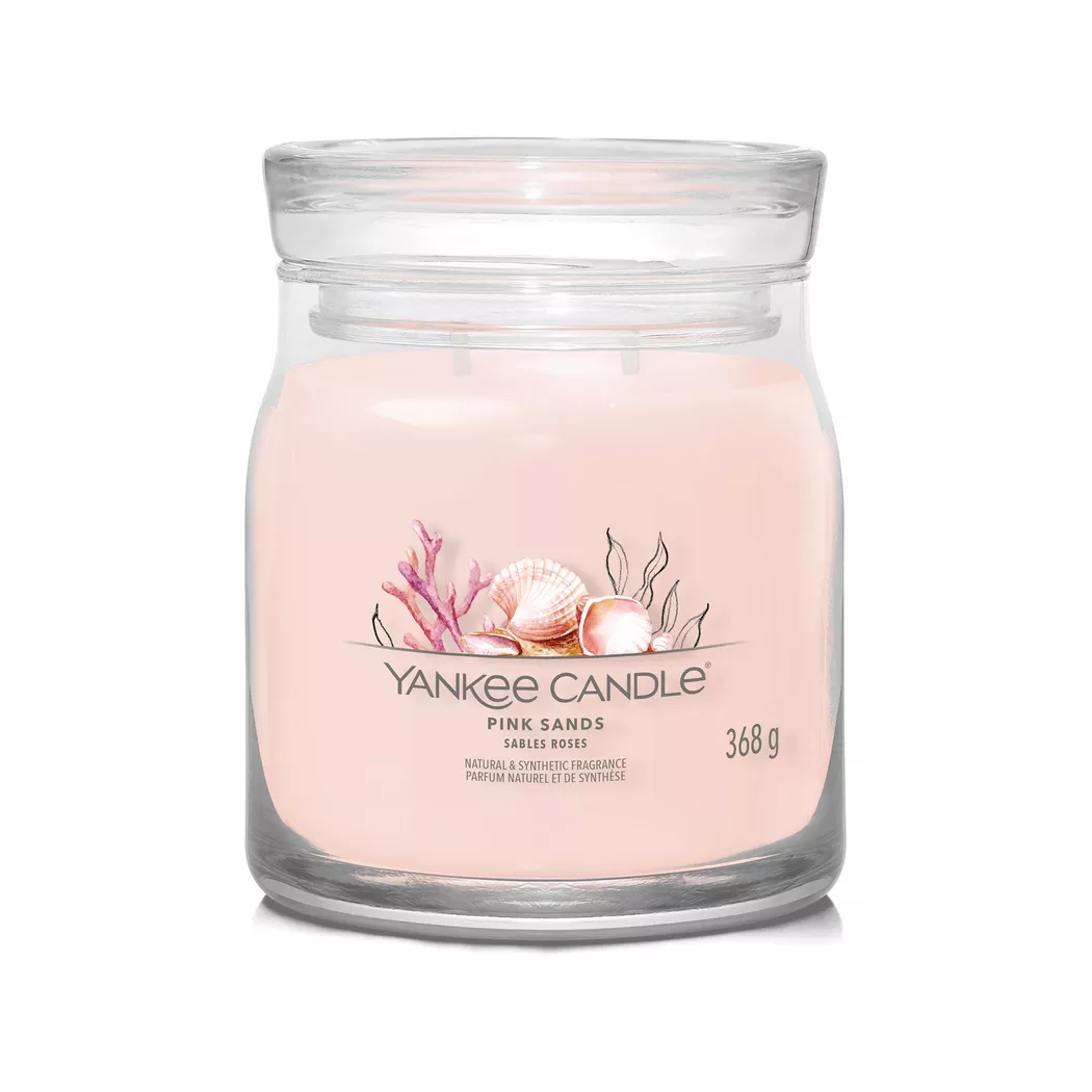 Yankee Candle Signature - Duftkerze im Glas, 368 g, Rosa 4